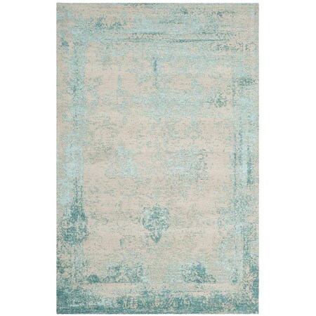 Safavieh Classic VIntage Small Rectangle Area Rug, Turquoise - 4 x 6 ft. CLV125T-4